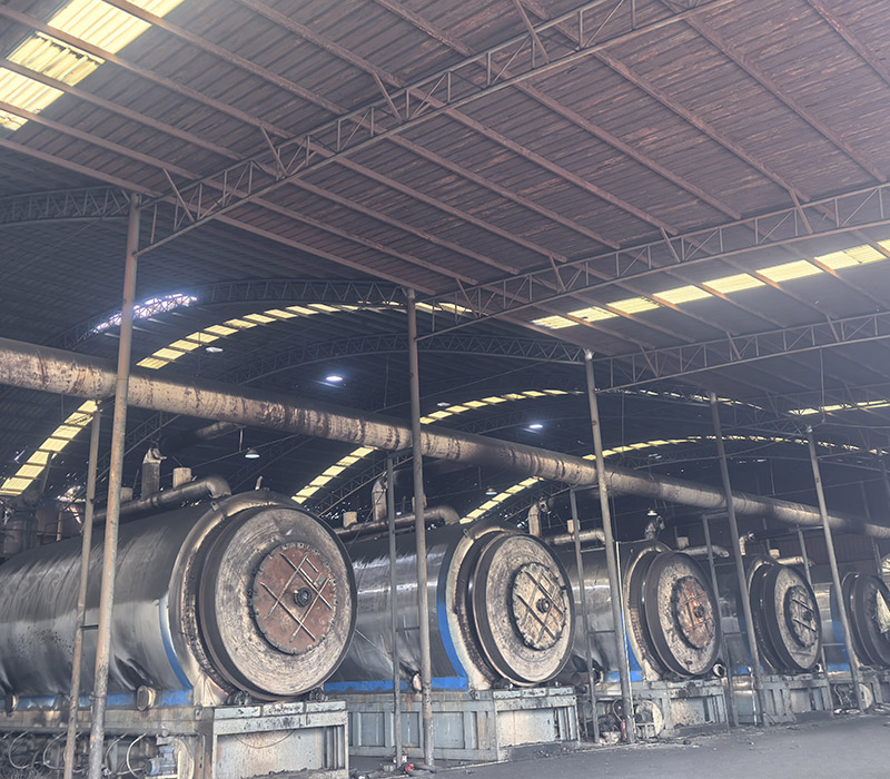 Biojisim Kepada Reaktor Kelompok Biochar​​